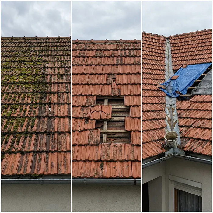 1 korak - Pranje krova IP BAU - stanje krova za pranje i silikoniziranje krova