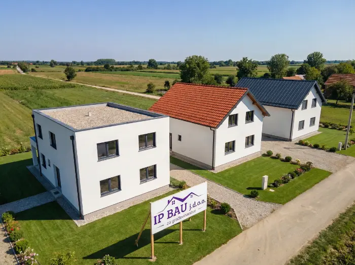 IP BAU primjeri krovova, ravni krov, kosi krov s crijepom, kosi krov s limom