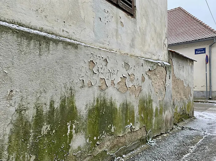 Ljuštenje fasade zbog algi Potrebno pranje fasada Đakovo