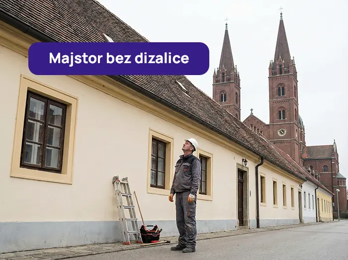 Najam Dizalice Đakovo (Auto-Košare), Osijek | Visinski Radovi | IP BAU 4 Majstor bez opreme, treba najam dizalice Đakovo