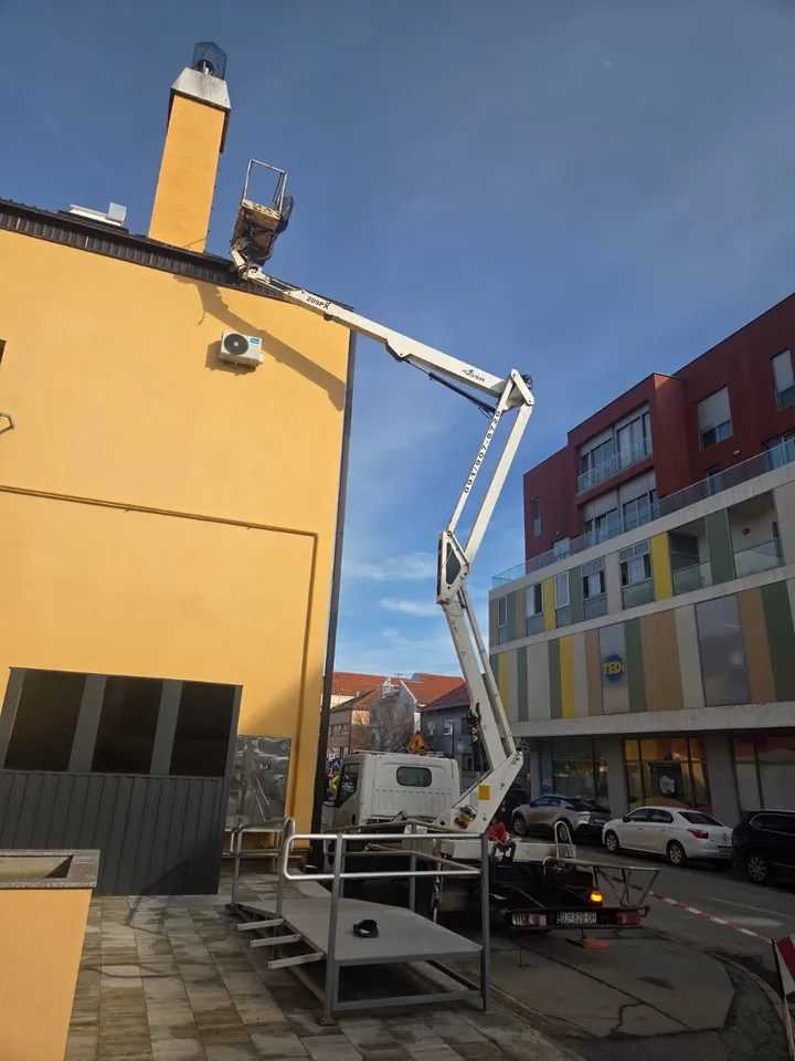 Najam dizalice Đakovo - Centar za kulturu Đakovo - Finalni sloj fasade