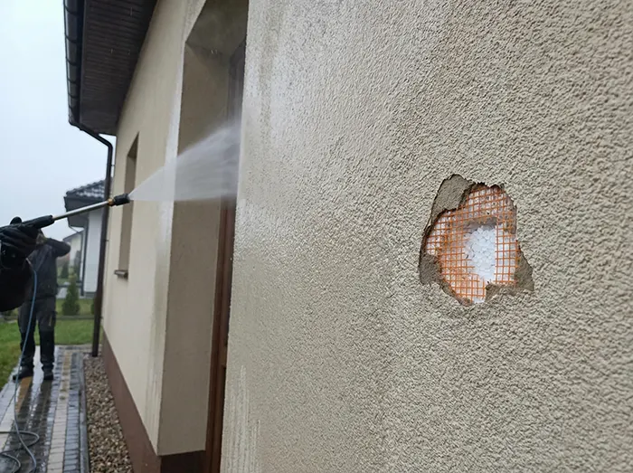 Posljedice neiskusnog majstora - Pranje fasada Đakovo