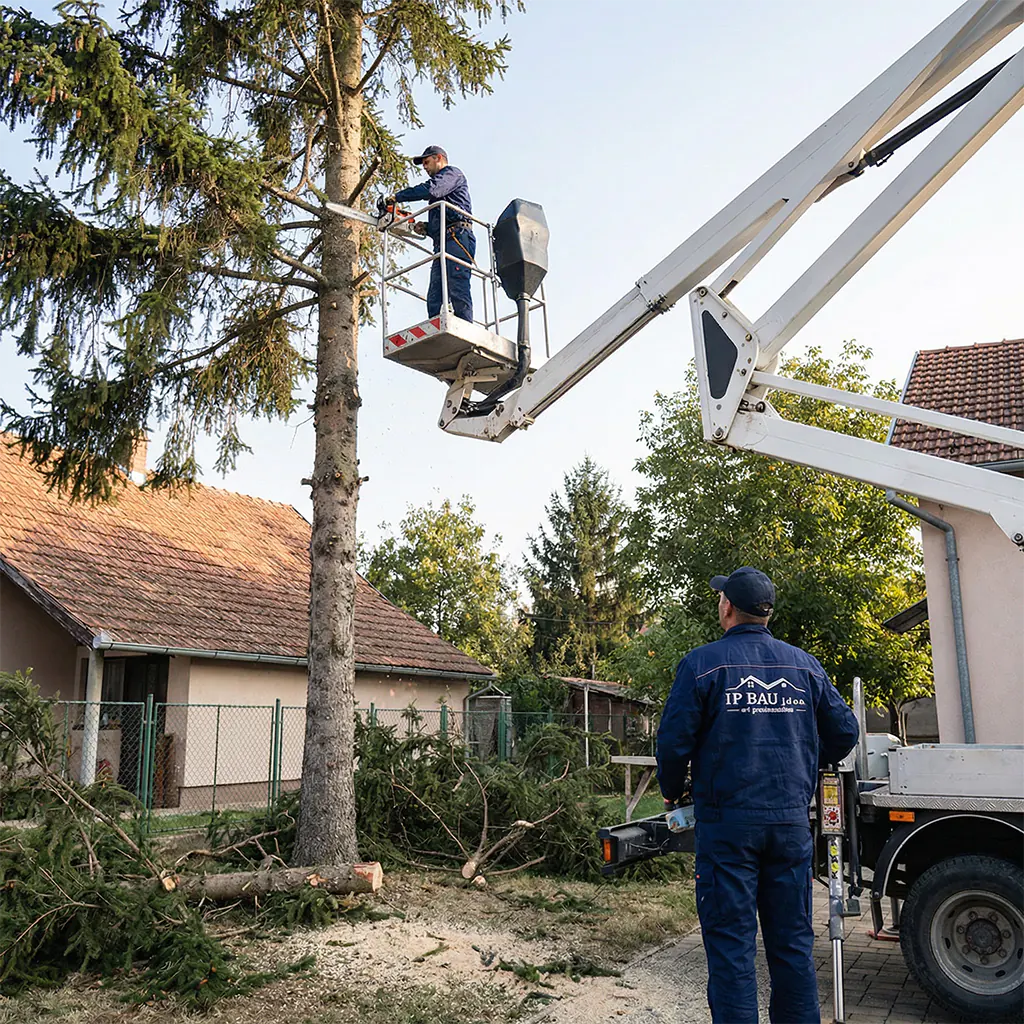 Rušenje stabala Đakovo IP BAU