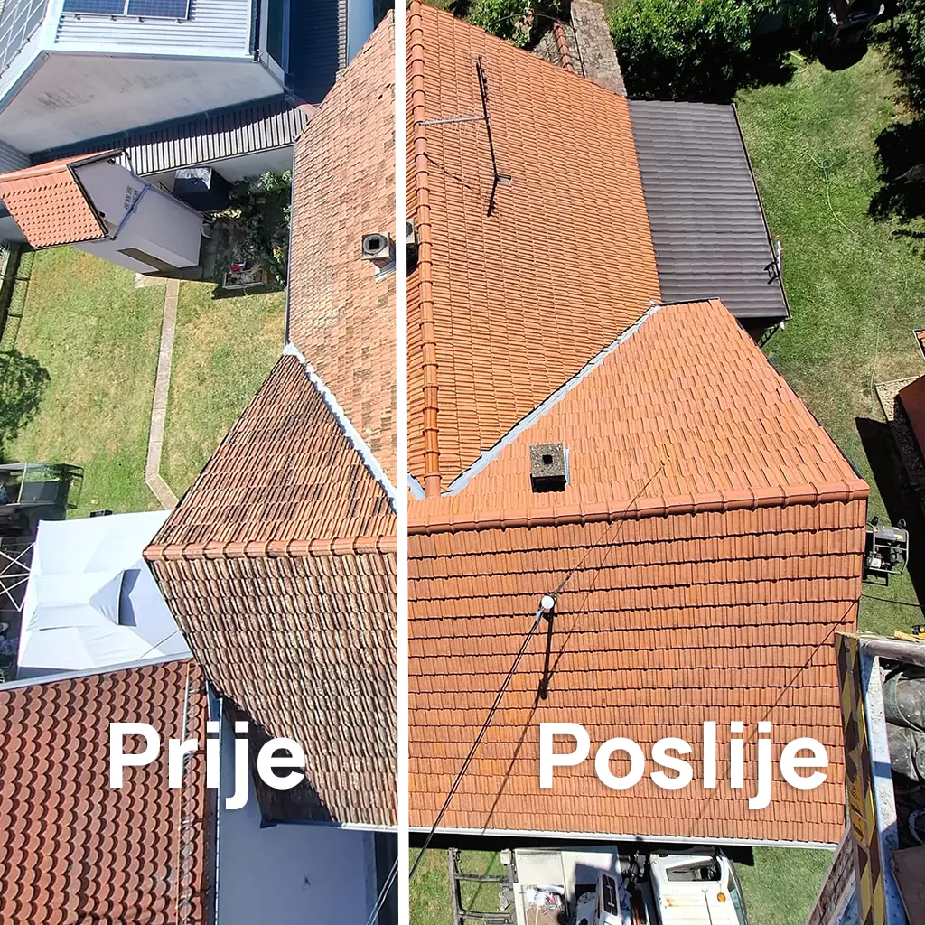 pranje-i-bojanje-krova-obiteljske-kuce - prije poslije