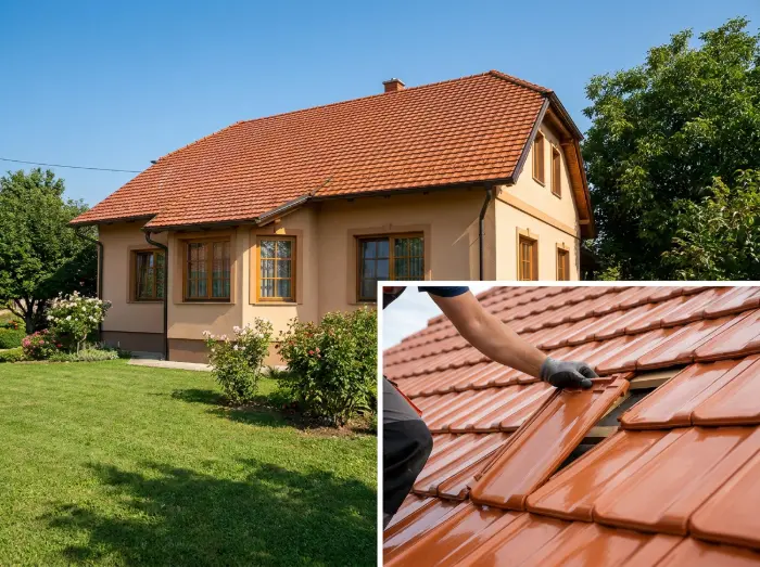 Prekrasna obiteljska kuća s potpuno novim i sjajnim krovom - Krovopokrivač Đakovo - IP BAU