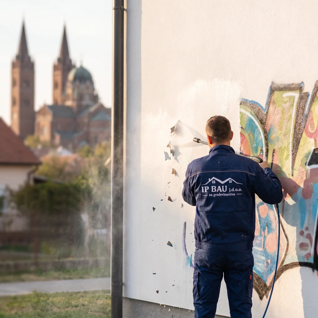IP BAU - Uklanjanje grafita Đakovo i Antigrafitna zaštita Đakovo